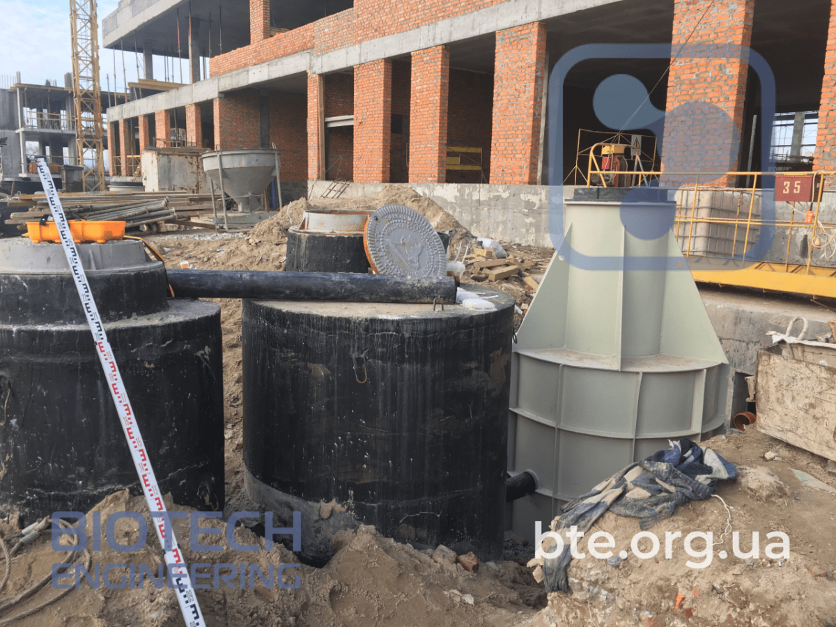 очисні споруди систем каналізації від нафти